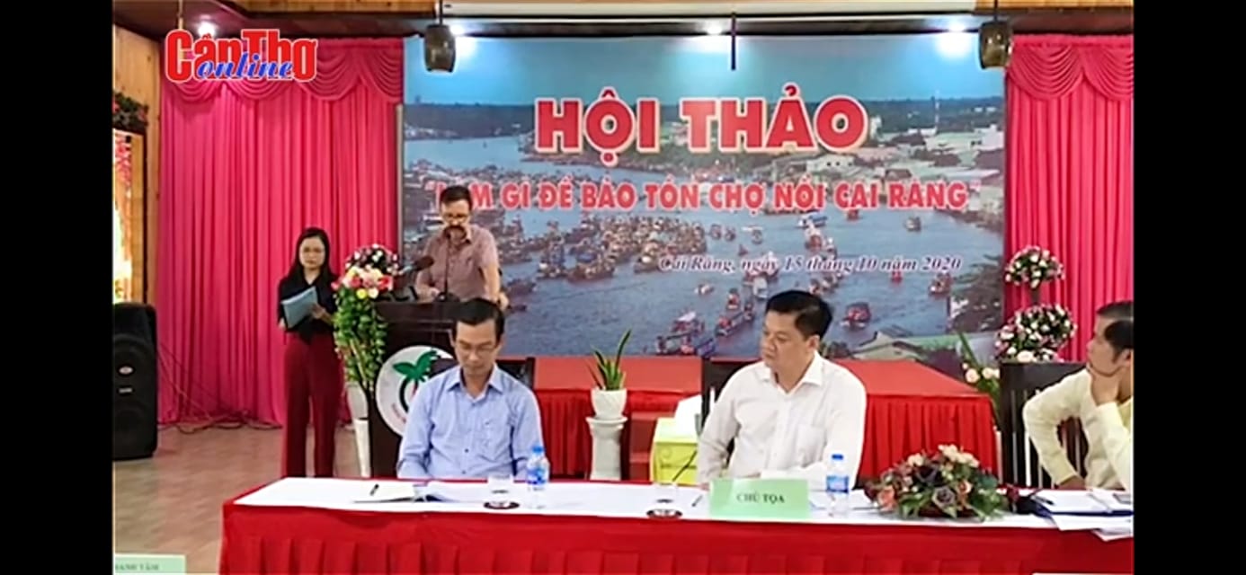 Workshop "How to preserve Cái Răng Floating Market"