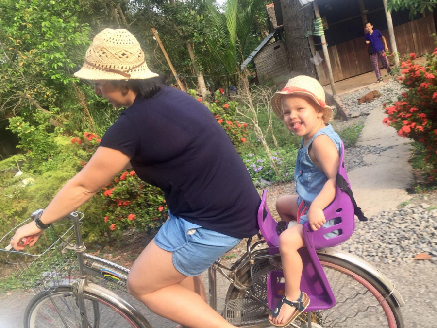 Bicycling in the middle of nowhere